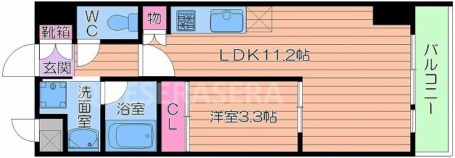 間取り図 メセナ緑地公園