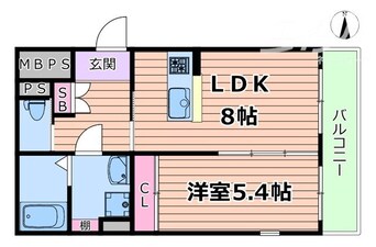間取図 リッシュテーレ