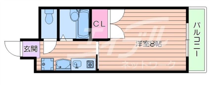 間取図 INOVE上山手