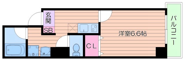 間取り図 ラ・ヴィ江坂イースト