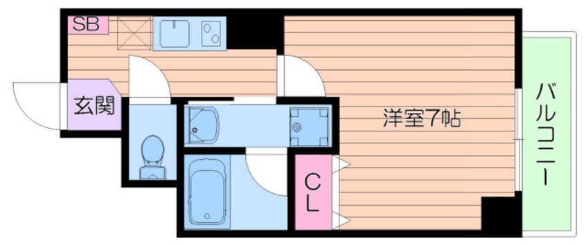 間取図 ラ・ヴィ江坂イースト