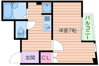 間取図 阪急千里線/千里山駅 徒歩5分 3階 築23年