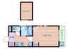 シャトレ豊津Ⅰ 1Kの間取り