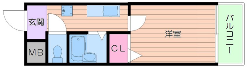 間取図 阪急千里線/関大前駅 徒歩5分 3階 築27年