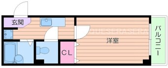 間取図 阪急千里線/関大前駅 徒歩5分 4階 築26年