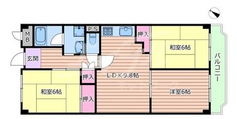 間取図 エミネンス辻本