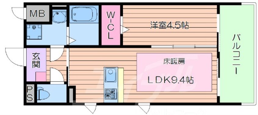 間取図 第２２関根マンション