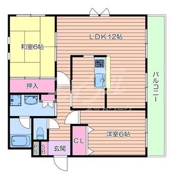 間取図 阪急千里線/関大前駅 徒歩17分 4階 築29年
