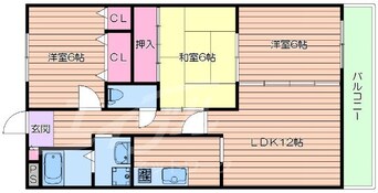 間取図 阪急千里線/関大前駅 徒歩17分 2階 築29年