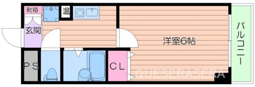 間取図 阪急千里線/豊津駅 徒歩1分 2階 築25年