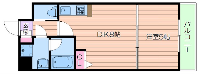 間取図 ベルファース緑地公園