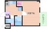 HILL  TOP  千里山 1Kの間取り