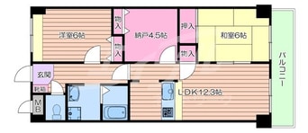 間取図 メゾンドール南千里