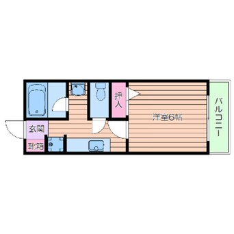 間取図 阪急千里線/豊津駅 徒歩5分 2階 築24年