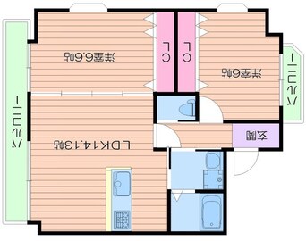 間取図 ルリーフ江坂