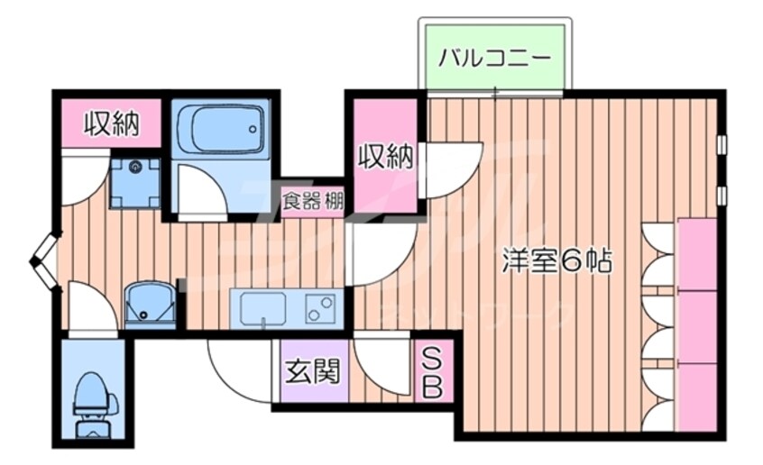 間取図 クリアネス千里山