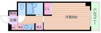 間取図 阪急千里線/関大前駅 徒歩8分 3階 築25年