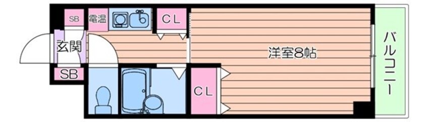 間取図 ベルビューレ千里山参番館