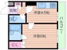 こすもらいふ千里 1DKの間取り