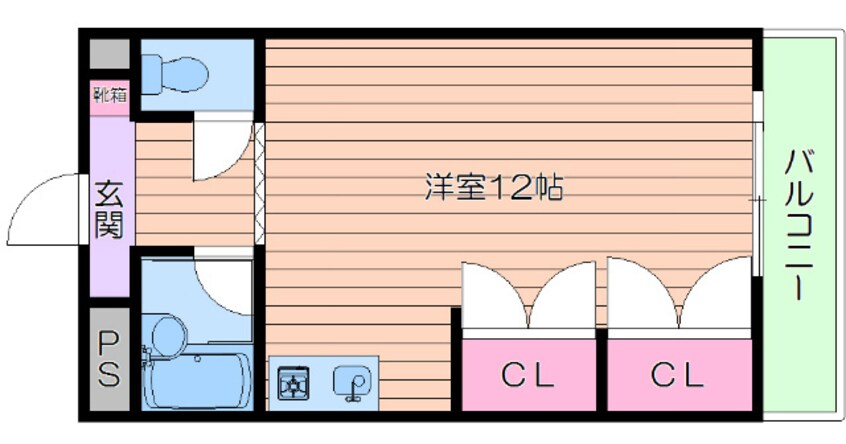 間取図 アーネスト山手Ⅰ