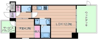 間取図 阪急千里線/北千里駅 徒歩13分 1階 築7年