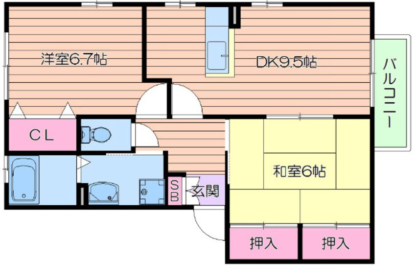 間取図 エムエム千里山西