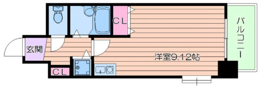 間取図 ビスタ江坂南