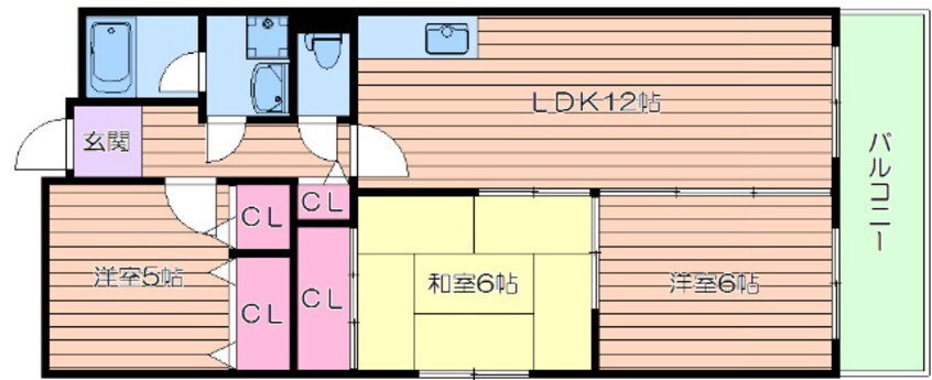 間取図 サングリュックコート