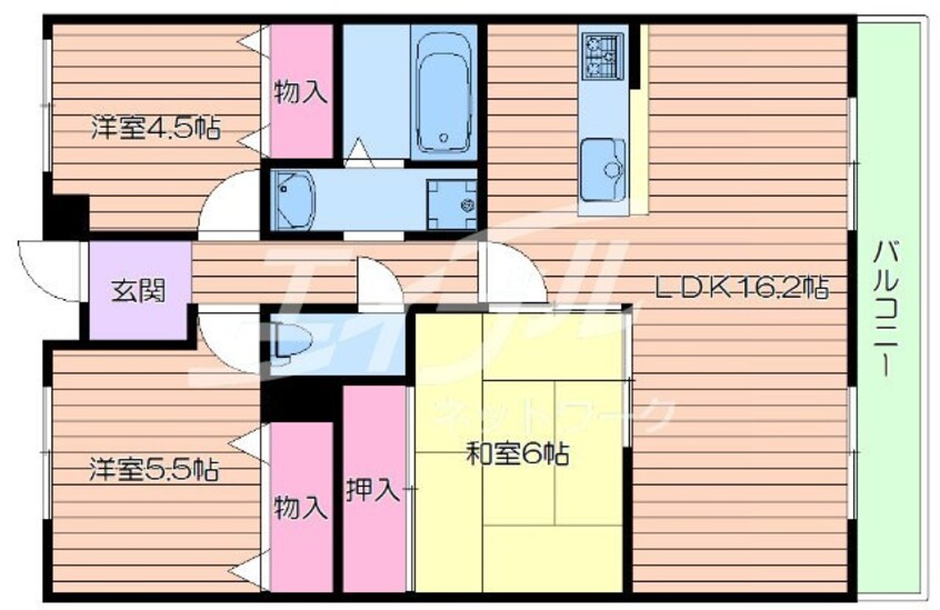 間取図 コアロード千里