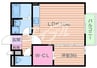 エミネンス榎坂 1LDKの間取り