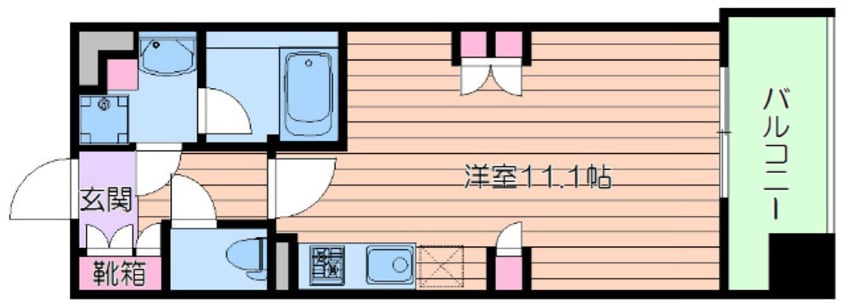 間取図 アパートメンツ江坂