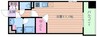 アパートメンツ江坂 1Rの間取り