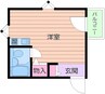 阪急千里線/千里山駅 徒歩8分 2階 築24年 1Rの間取り