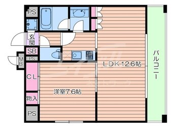 間取図 レジディア江坂