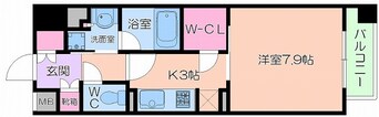 間取図 アビティ江坂