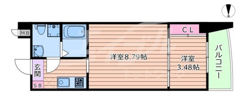 間取図 La Douceur江坂