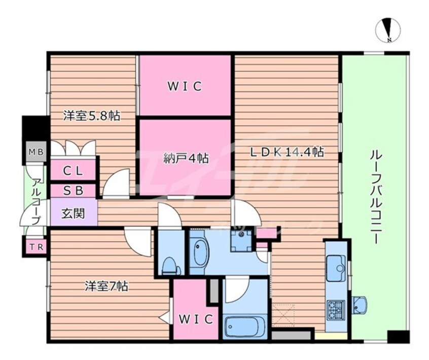 間取図 アルス千里山西