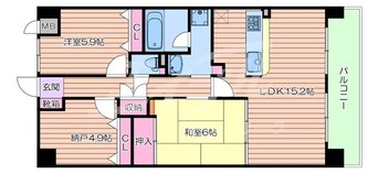 間取図 サンスーシ南千里