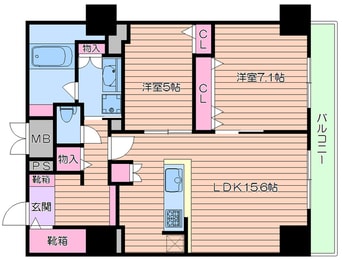 間取図 グランセジュール江坂
