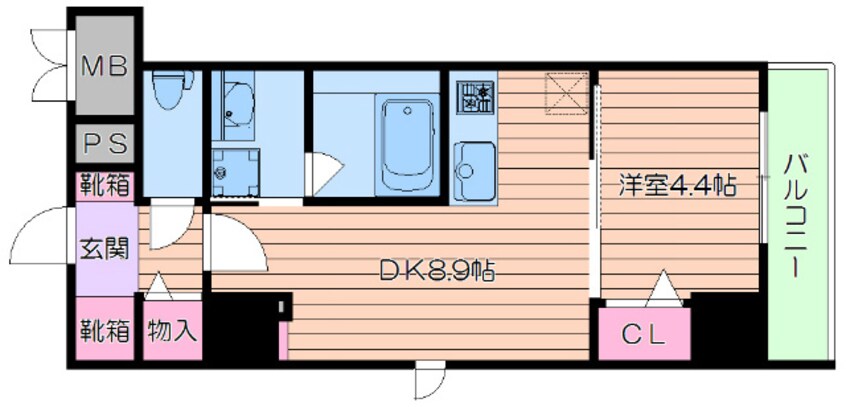 間取図 グランセジュール江坂