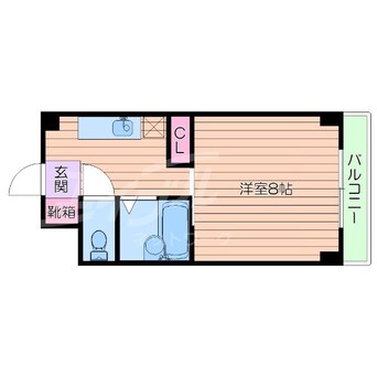 間取図 アミニティハイツ田村