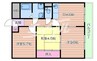 阪急千里線/関大前駅 徒歩5分 4階 築47年 3DKの間取り