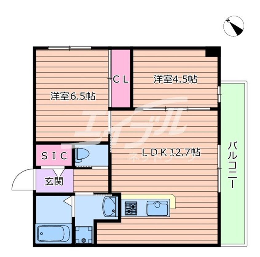 間取図 Montagne参番館