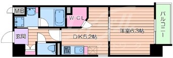 間取図 大阪メトロ御堂筋線/江坂駅 徒歩3分 7階 築6年