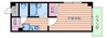 阪急千里線/関大前駅 徒歩4分 2階 築26年 1Kの間取り
