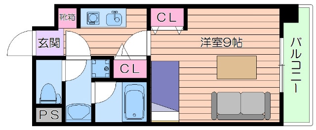 間取り図 アスール江坂