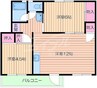 イーストヒル千里 3DKの間取り