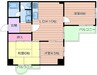 阪急千里線/南千里駅 徒歩5分 1階 築48年 3LDKの間取り