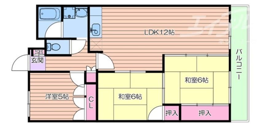 間取図 千里グランドハイツ宮脇