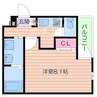 フジパレス緑地公園 1Kの間取り